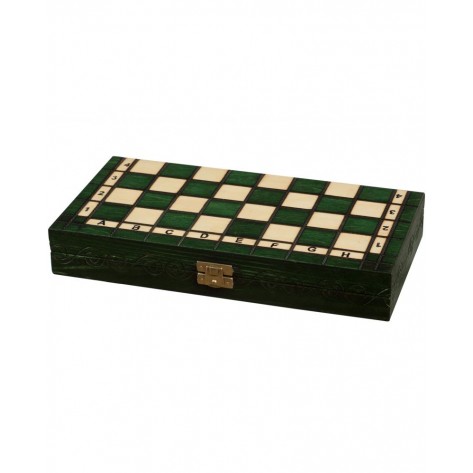 Шах Sunrise - Small King's Chess, зелен