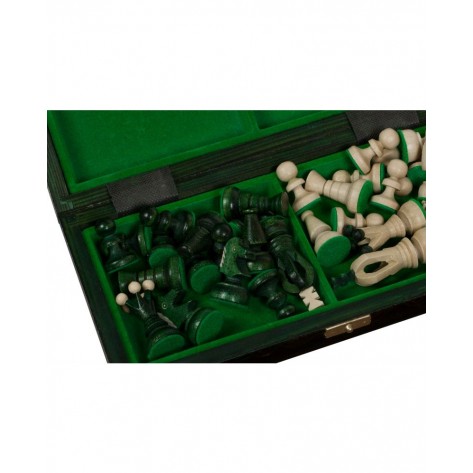 Шах Sunrise - Small King's Chess, зелен