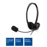 Слушалки с микрофон ACT – AC9330, черни