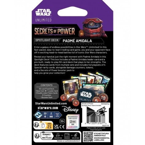 Star Wars: Unlimited - Secrets of Power Spotlight Deck: Padmé Amidala