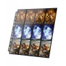 Страници за съхранение на карти Ultimate Guard - 24-Pocket QuadRow Pages Side-Loading, Black (10 бр.)