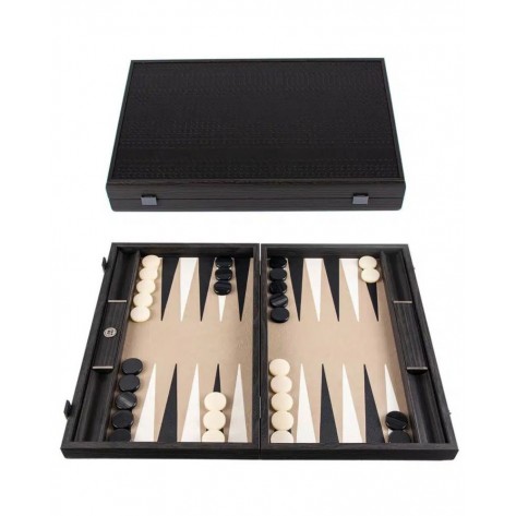 Табла за игра Manopoulos, 60x48 cm отворено състояние, змийска кожа