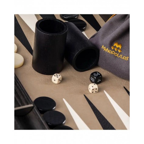 Табла за игра Manopoulos, 60x48 cm отворено състояние, змийска кожа