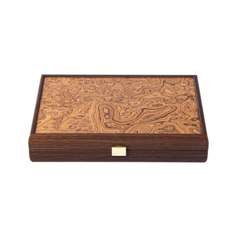 Табла за игра Manopoulos - Premium Walnut Burl, 48 x 30 cm