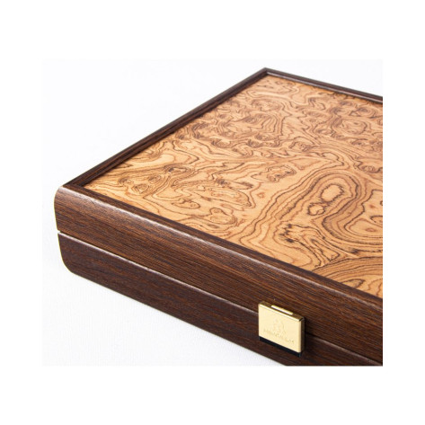 Табла за игра Manopoulos - Premium Walnut Burl, 48 x 30 cm