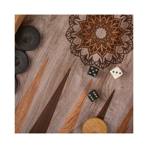 Табла за игра Manopoulos - Traditional Mandala, 48 x 26 cm