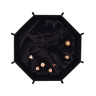 Табла за зарове GlassStaff - XL Octagonal Foldable Dice Tray, Dragon Skin Edition, черна