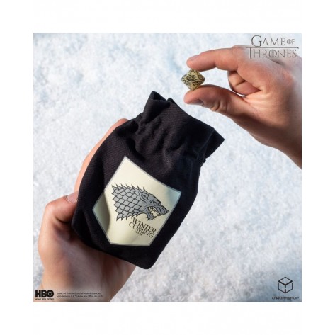 Торбичка за зарове Q-Workshop - Game of Thrones Dice Pouch: Stark