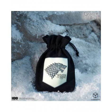 Торбичка за зарове Q-Workshop - Game of Thrones Dice Pouch: Stark