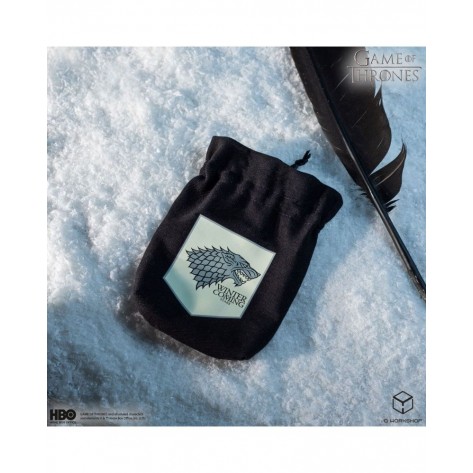 Торбичка за зарове Q-Workshop - Game of Thrones Dice Pouch: Stark