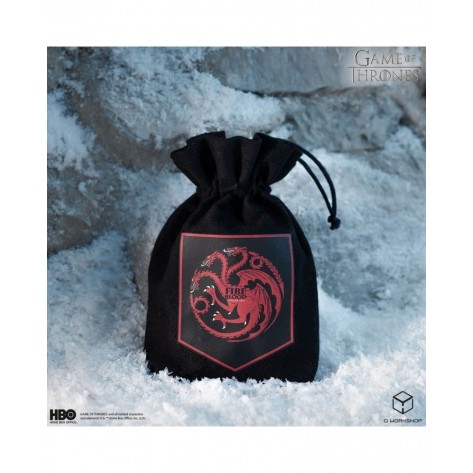 Торбичка за зарове Q-Workshop - Game of Thrones Dice Pouch: Targaryen
