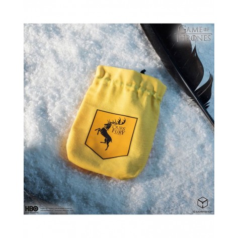 Торбичка за зарове Q-Workshop - Game of Thrones Dice Pouch: Baratheon