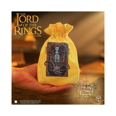 Торбичка за зарове Q-Workshop - The Lord of the Rings: Doors of Durin Dice Pouch