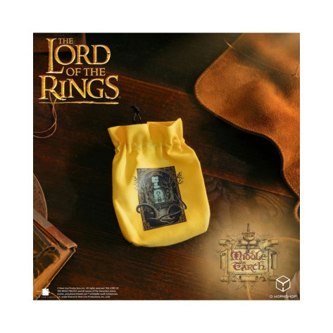 Торбичка за зарове Q-Workshop - The Lord of the Rings: Doors of Durin Dice Pouch
