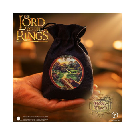 Торбичка за зарове Q-Workshop - The Lord of the Rings: Shire Dice Pouch