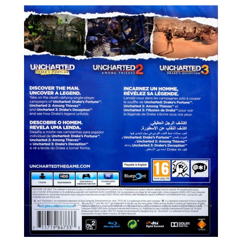 Игра Uncharted: The Nathan Drake Collection - Пакет от 3 игри за PlayStation 4