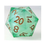 Зар GlassStaff - Liquid Core Dice D20, Ocean Orb