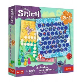  Настолна игра 2 в 1 Lilo & Stitch (Ludo/Snakes and Ladders) - Детска