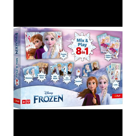 Настолна игра 8 в 1 - Frozen - Детска