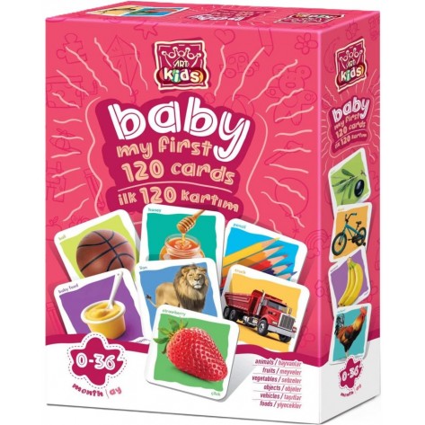 Настолна игра Baby My First 120 Cards - Детска