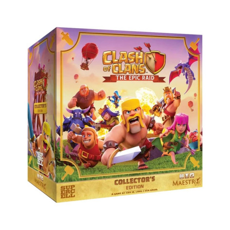 Настолна игра Clash of Clans: The Epic Raid (Collector's Edition) - Стратегическа