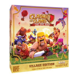 Настолна игра Clash of Clans: The Epic Raid (Village Edition) - Стратегическа Настолна игра Clash of Clans: The Epic Raid (Village Edition) - Стратегическа