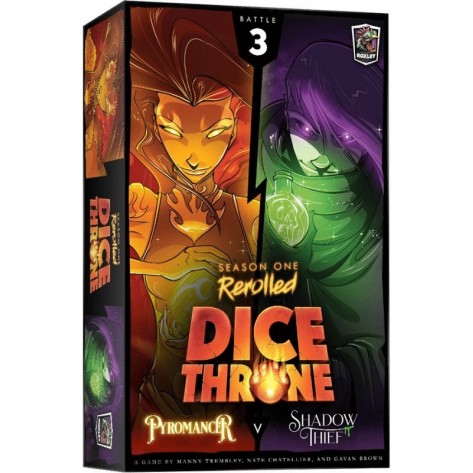 Настолна игра Dice Throne - Pyromancer vs Shadow Thief (Season 1 Rerolled)