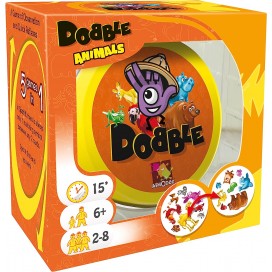 Настолна игра Dobble: Animals - детска  Настолна игра Dobble: Animals - детска