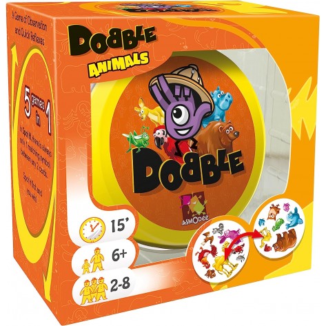 Настолна игра Dobble: Animals - детска