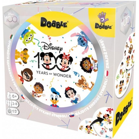 Настолна игра Dobble Disney 100 (българско издание) - семейна