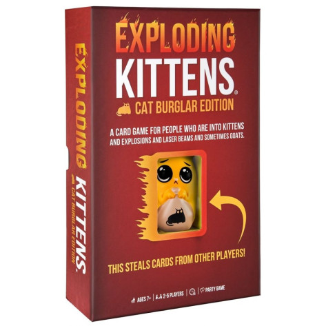 Настолна игра Exploding Kittens: Cat Burglar Edition - Парти