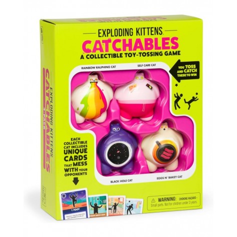 Настолна игра Exploding Kittens: Catchables 4 - Pack - Парти