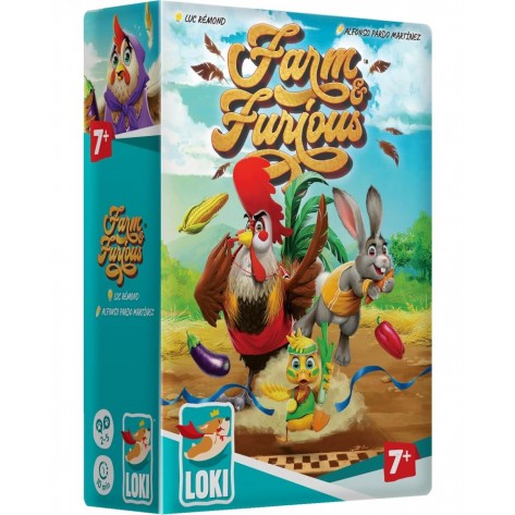 Настолна игра Farm & Furious - Детска