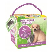  Настолна игра Find a pair: Puppies and kittens - Детска