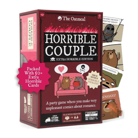 Настолна игра Horrible Couple (Extra Horrible Edition) - Парти