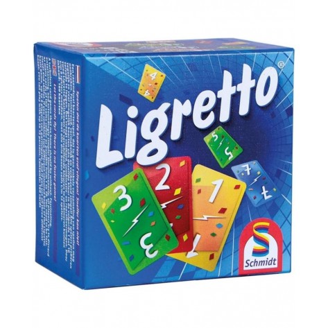 Настолна игра Ligretto card game: Blue set - Семейна