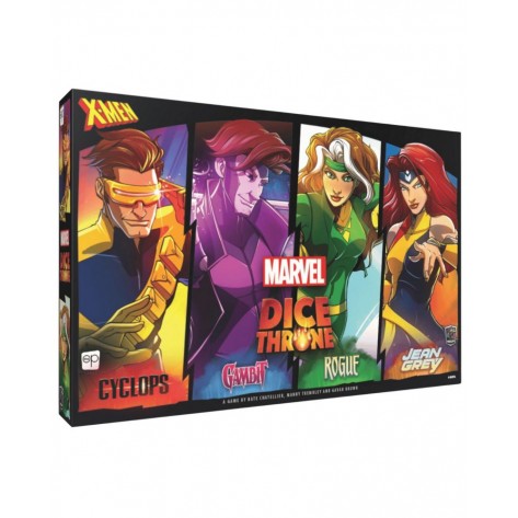 Настолна игра Marvel Dice Throne: X-Men Box 2 (Cyclops, Gambit, Rogue, Jean Grey) - Семейна