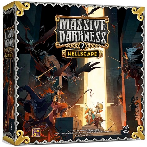 Настолна игра Massive Darkness 2: Hellscape - кооперативна