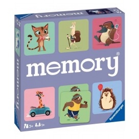 Настолна игра Memory: Wild World of Animals - Детска