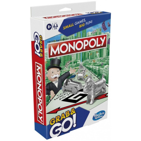 Настолна игра Monopoly: Grab & Go - Семейна