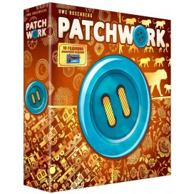  Настолна игра Patchwork: 10 Годишно Юбилейно издание - Абстрактна