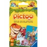 Настолна игра Pictoo Card Game Dino - Детска