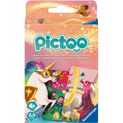Настолна игра Pictoo Card Game Fantasy - Детска