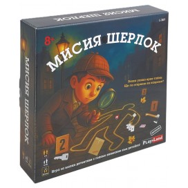 Настолна игра PlayLand - Мисия Шерлок - Детска