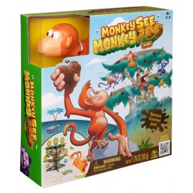  Настолна игра Spin Master: Monkey See Monkey Poo - Детска