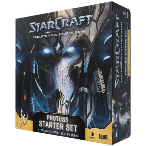 Настолна игра StarCraft: Tabletop Miniatures Game - Protoss Starter Set Founders Edition - Стратегическа