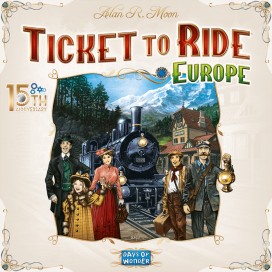  Настолна игра Ticket to Ride - Europe (15th Anniversary Edition)