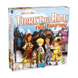 Настолна игра Ticket to Ride: First Journey (Europe) - детска  Настолна игра Ticket to Ride: First Journey (Europe) - детска