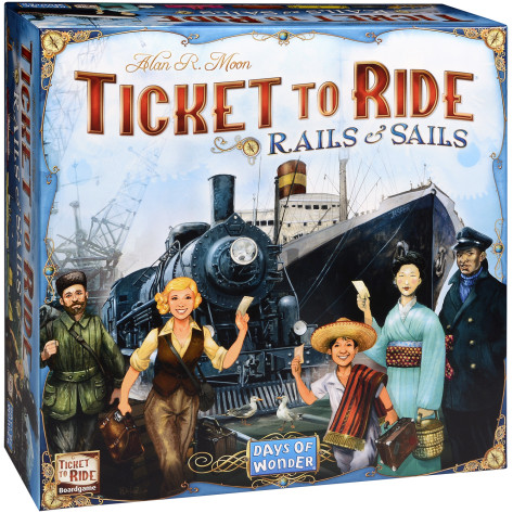 Настолна игра Ticket to Ride - Rails & Sails