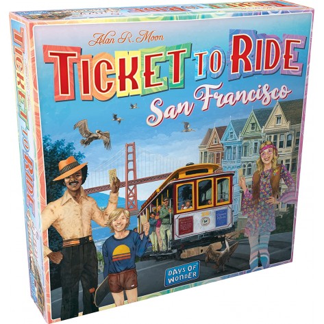  Настолна игра Ticket To Ride: San Francisco - семейна